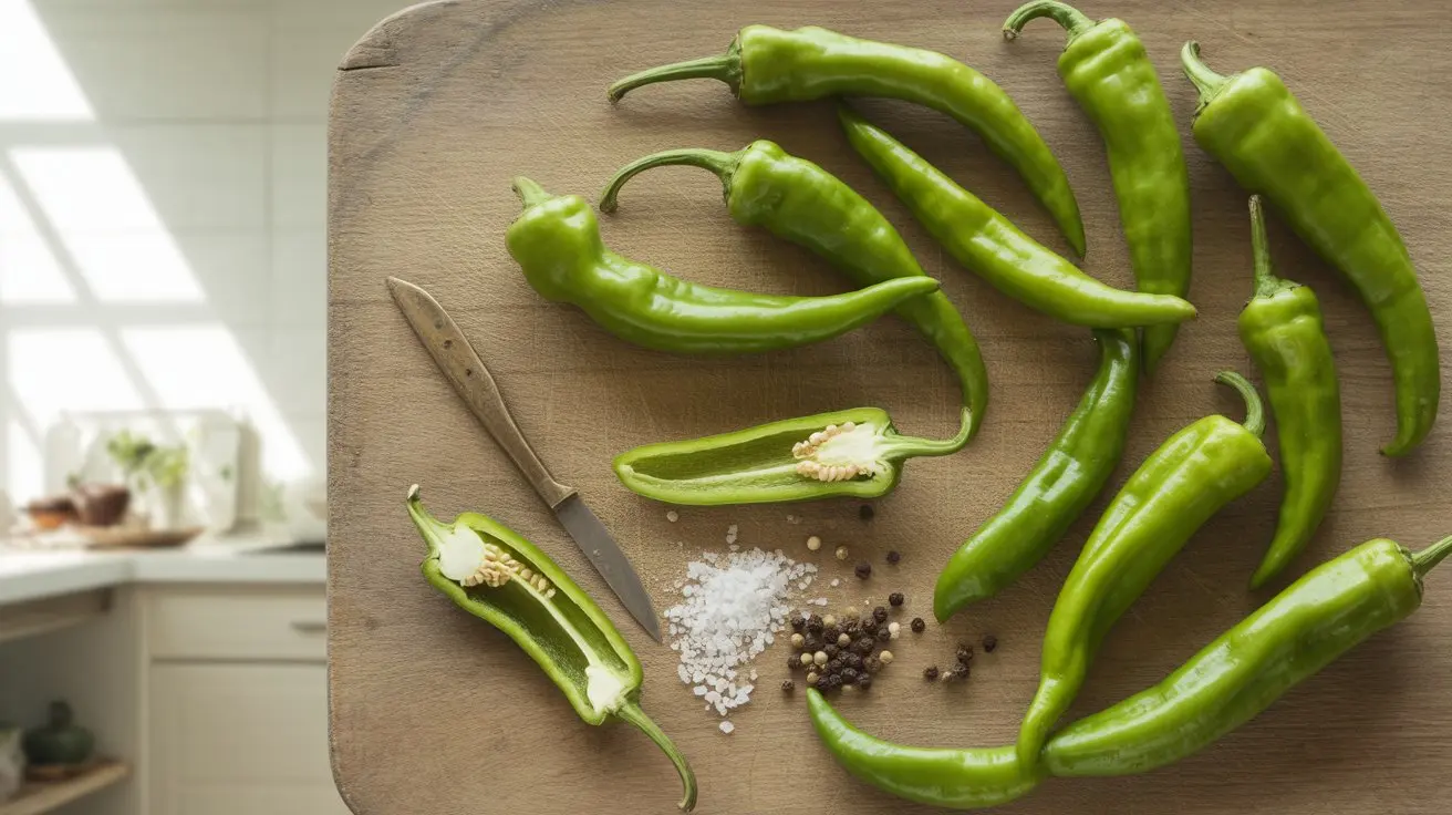 Guindilla Pepper pepper - appearance, color and shape