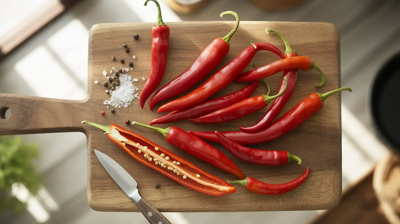 Guntur Chili pepper - appearance, color and shape