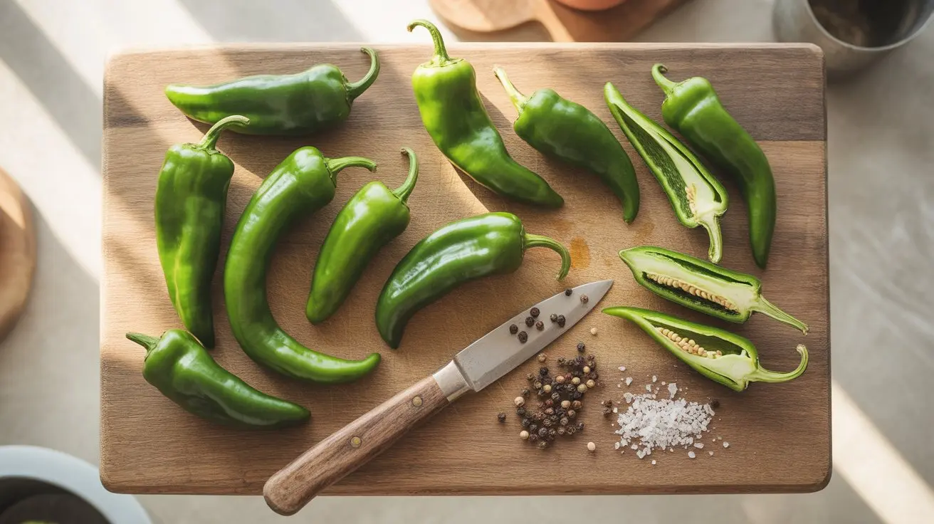 Hatch Chile pepper - appearance, color and shape