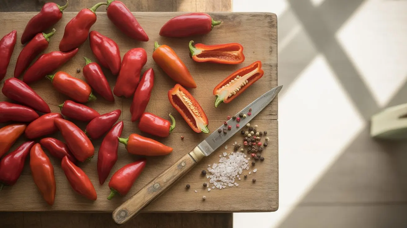 Inca Red Drop Pepper pepper - appearance, color and shape