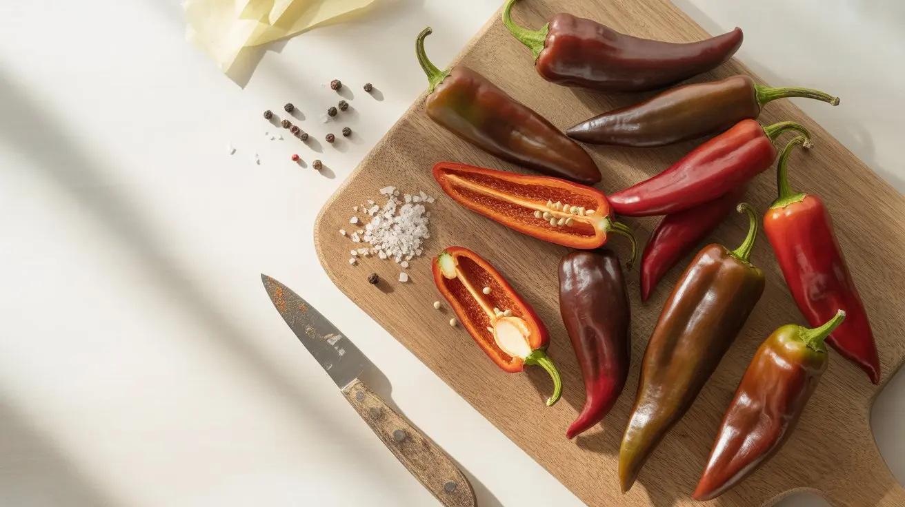 Jamaican Hot Chocolate pepper - appearance, color and shape