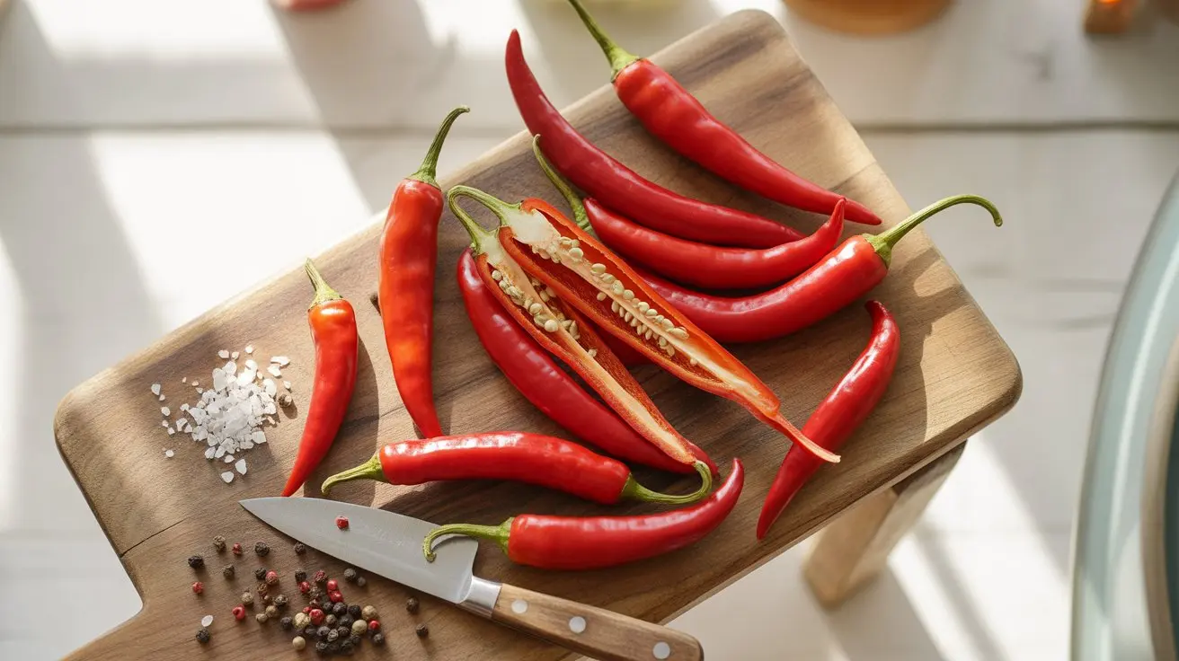 Kashmiri Chili pepper - appearance, color and shape