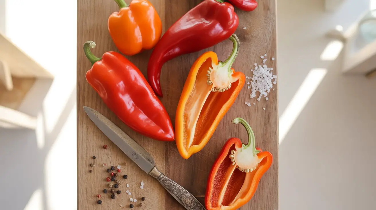  pepper - appearance, color and shape