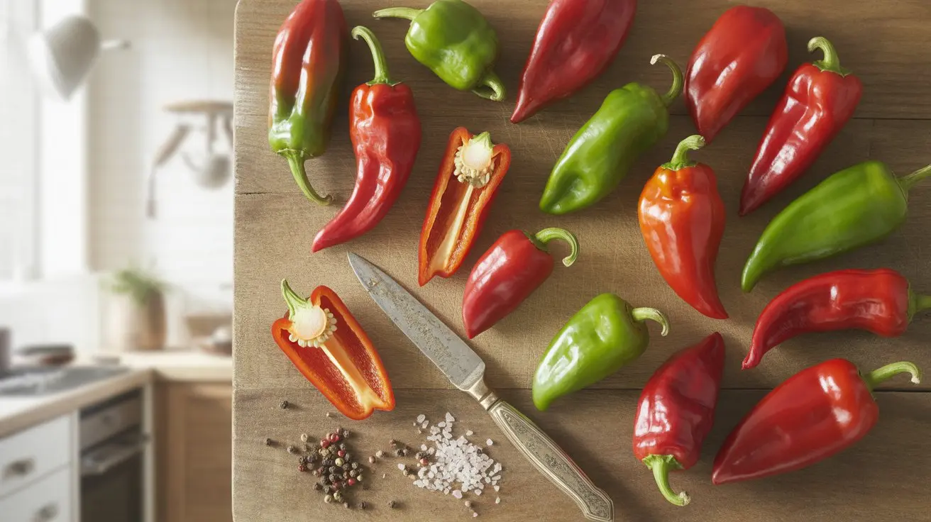 Nagabon pepper - appearance, color and shape