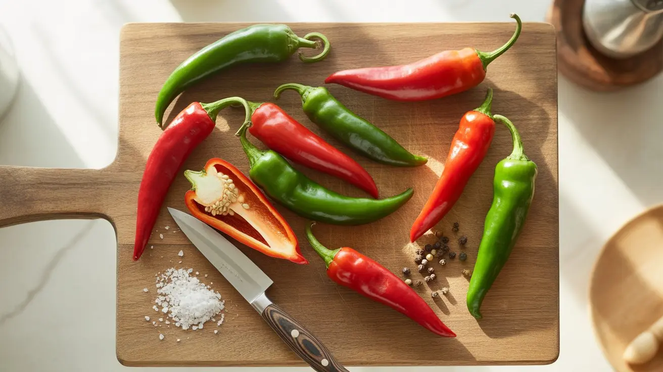 New Mexico Chile pepper - appearance, color and shape