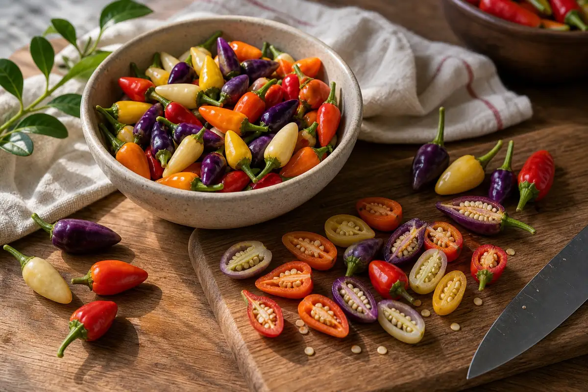 Additional NuMex Centennial Pepper preparation view
