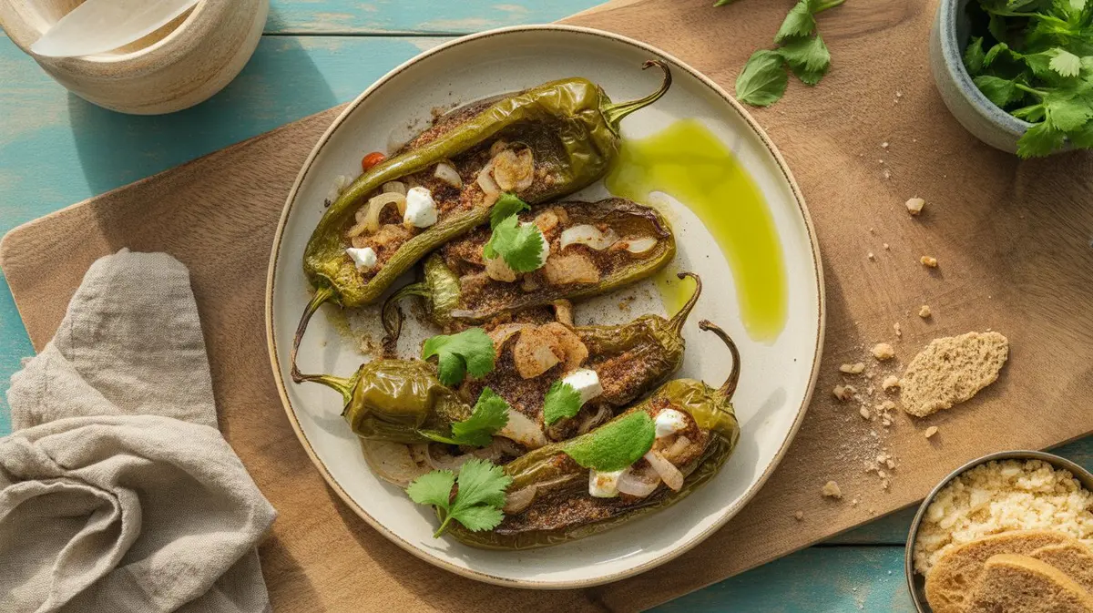 Fresh  peppers showing color, shape and texture