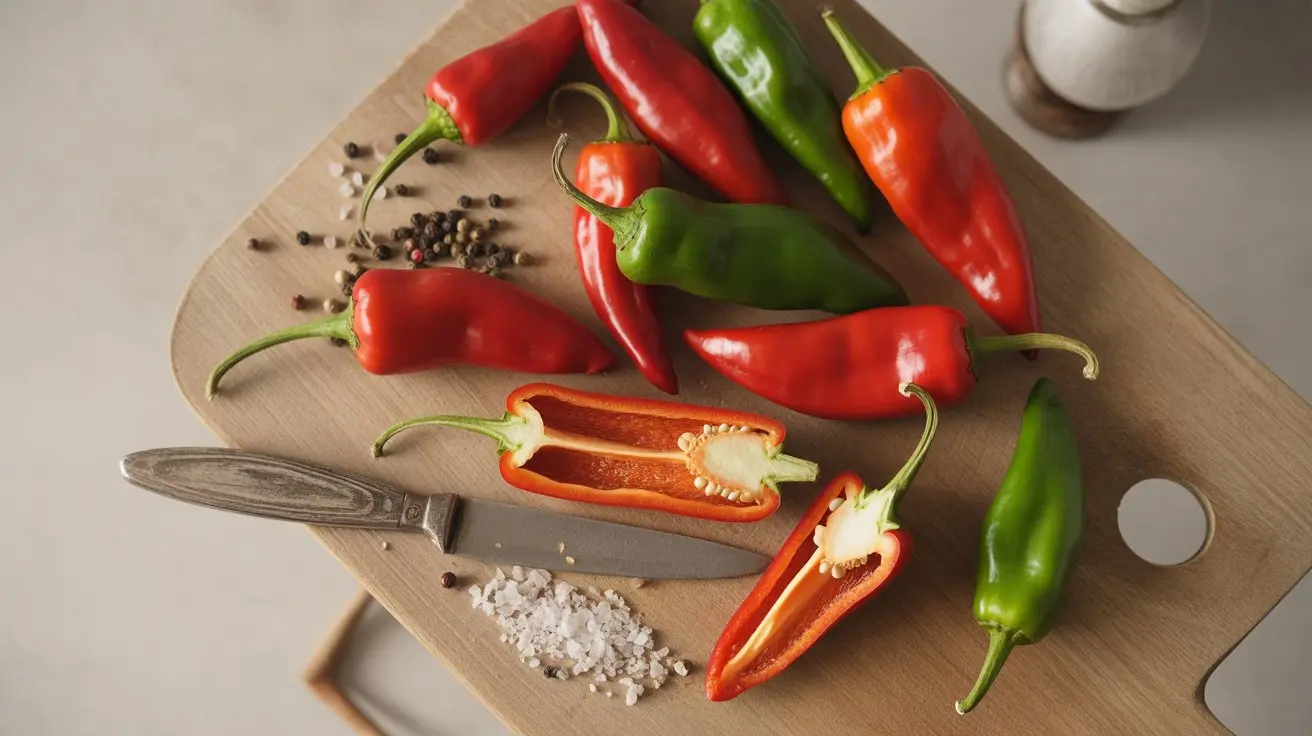 Peperoncino pepper - appearance, color and shape