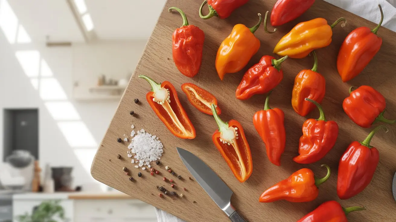 Red Savina Habanero pepper - appearance, color and shape