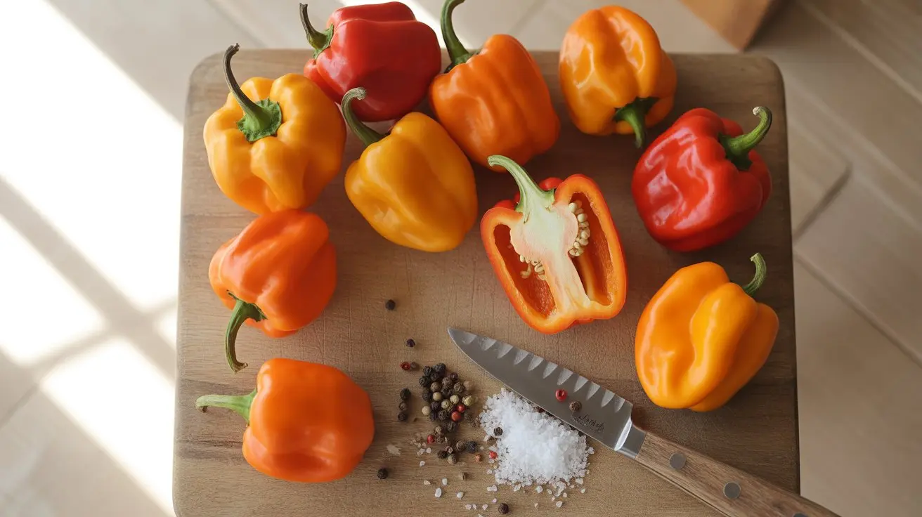 Scotch Bonnet pepper - appearance, color and shape