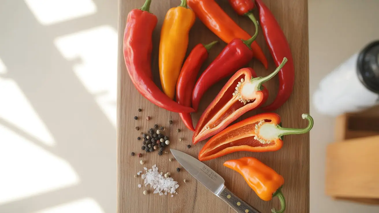  pepper - appearance, color and shape