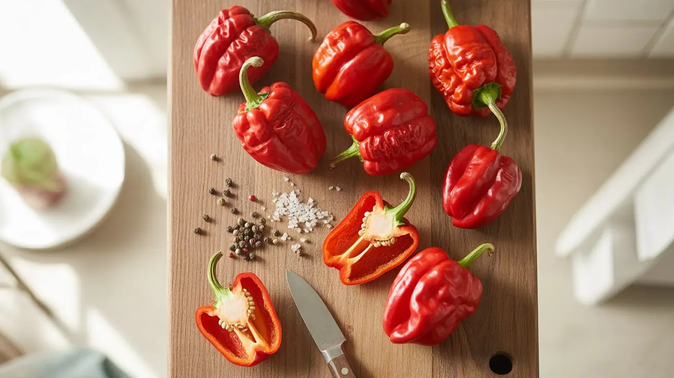 Trinidad Moruga Scorpion pepper - appearance, color and shape