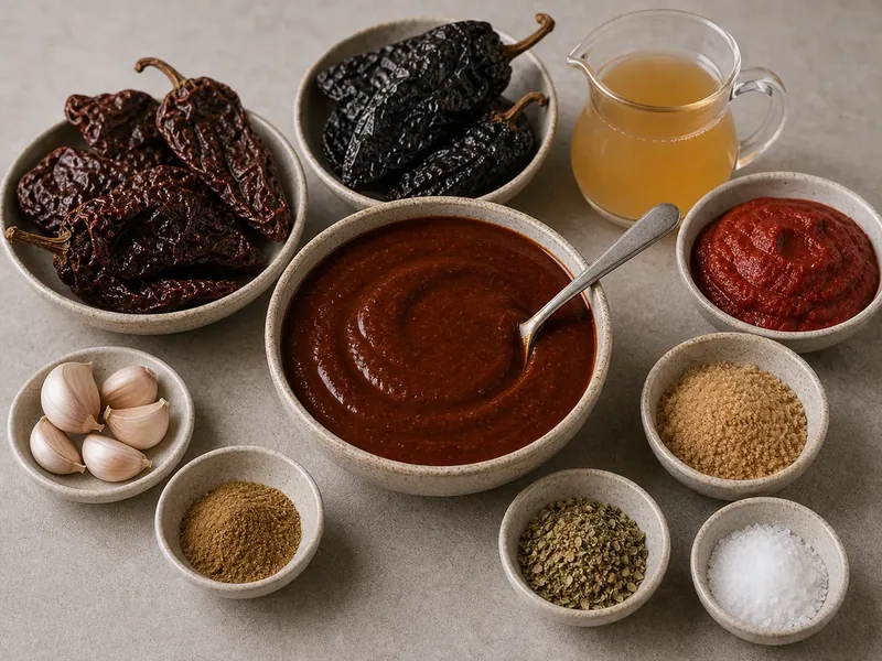 Easy Adobo Sauce finished texture and serving consistency