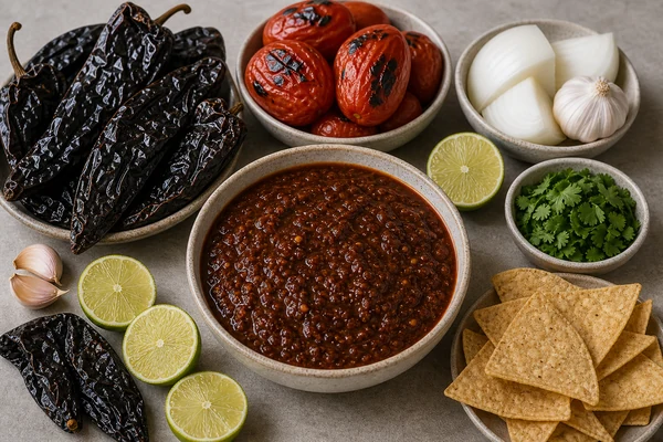 Fiery Pasilla De Oaxaca Salsa