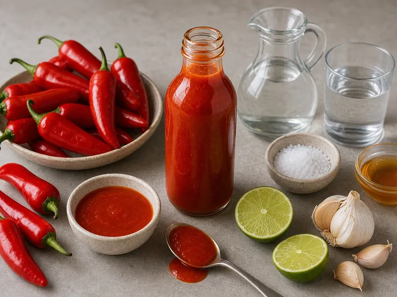 Fresno Hot Sauce finished texture and serving consistency
