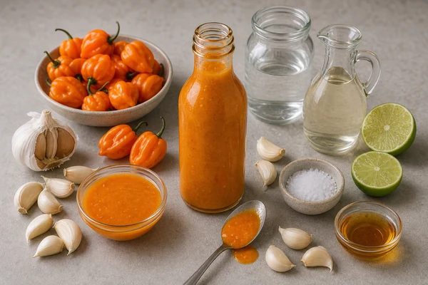 Garlic Habanero Hot Sauce