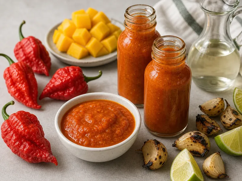Ghost Pepper Hot Sauce: Small Batch Recipe finished texture and serving consistency