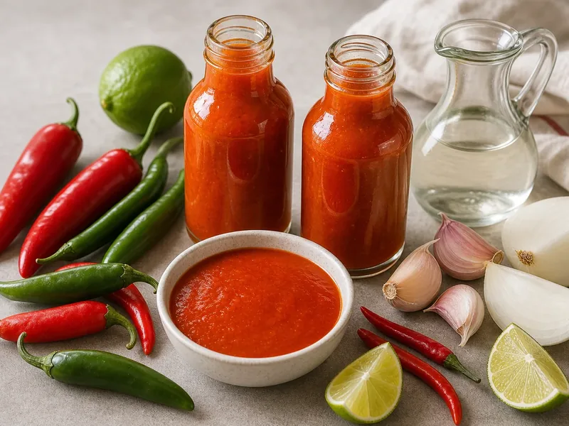Homemade Hot Sauce Recipe (Vinegar-Based) finished texture and serving consistency