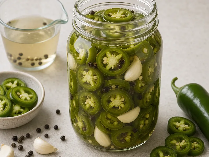 Pickled Jalapenos Recipe (Quick & Fermented) finished texture and serving consistency