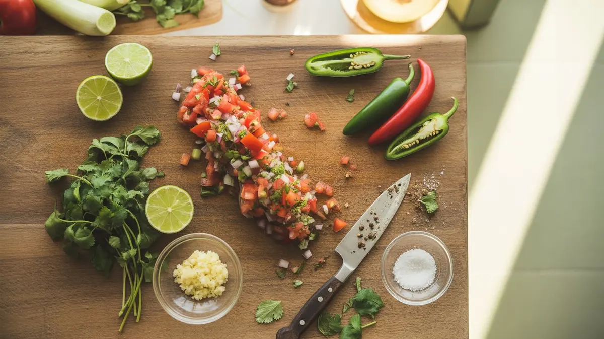 Pico de Gallo - preparation and ingredients