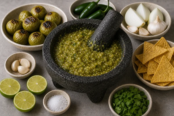 Salsa Verde Molcajete Style