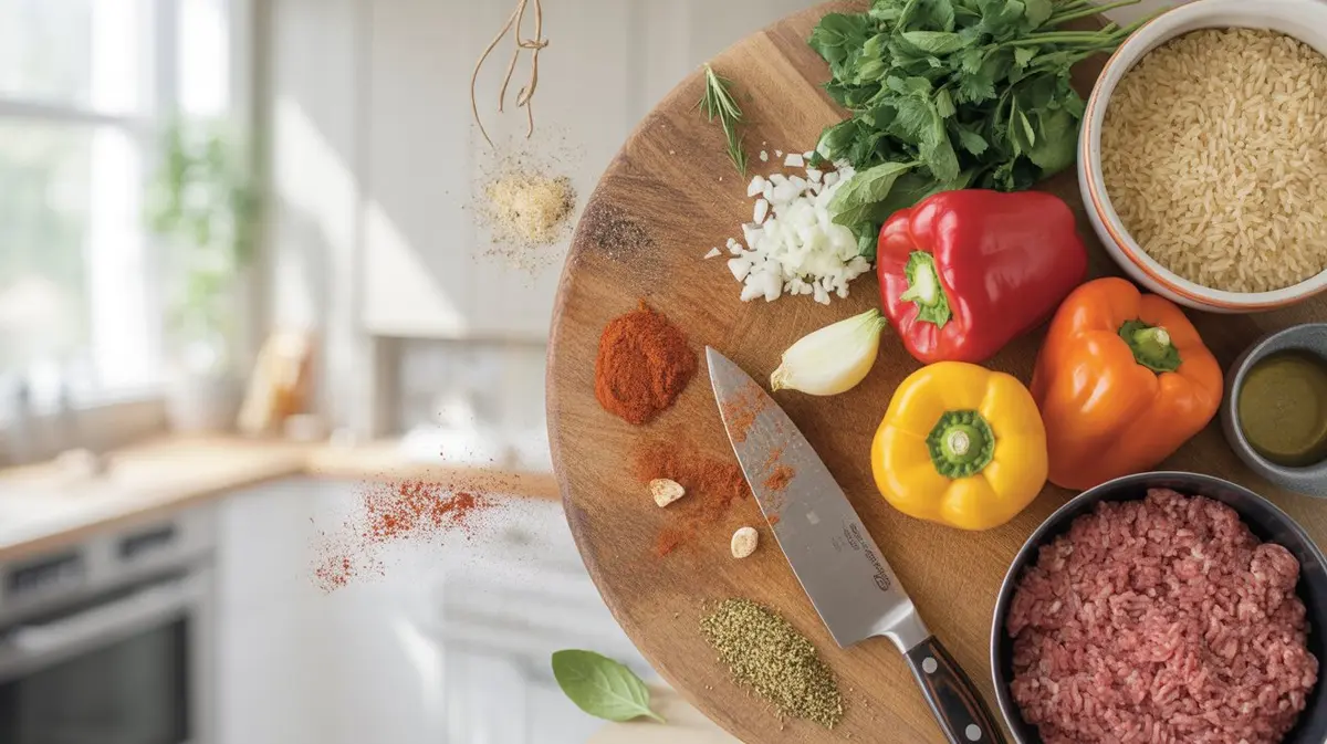 Stuffed Peppers Recipe - preparation and ingredients