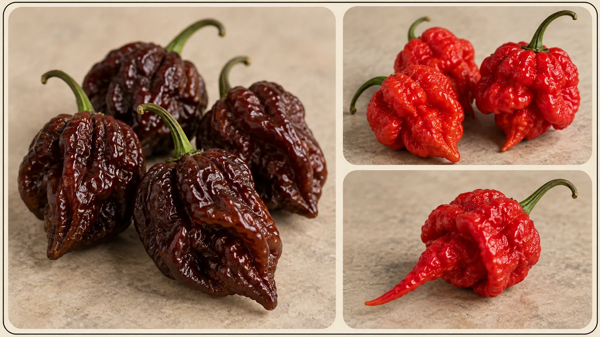 7 Pot Douglah in-post substitute comparison with similar pepper options