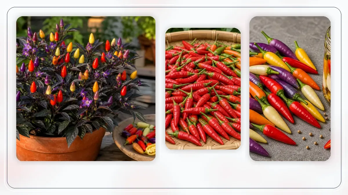 Bird's Eye Chili in-post substitute comparison with similar pepper options