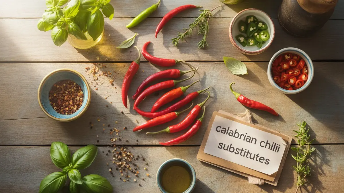 Comparison of Calabrian Chili with similar peppers for substitution