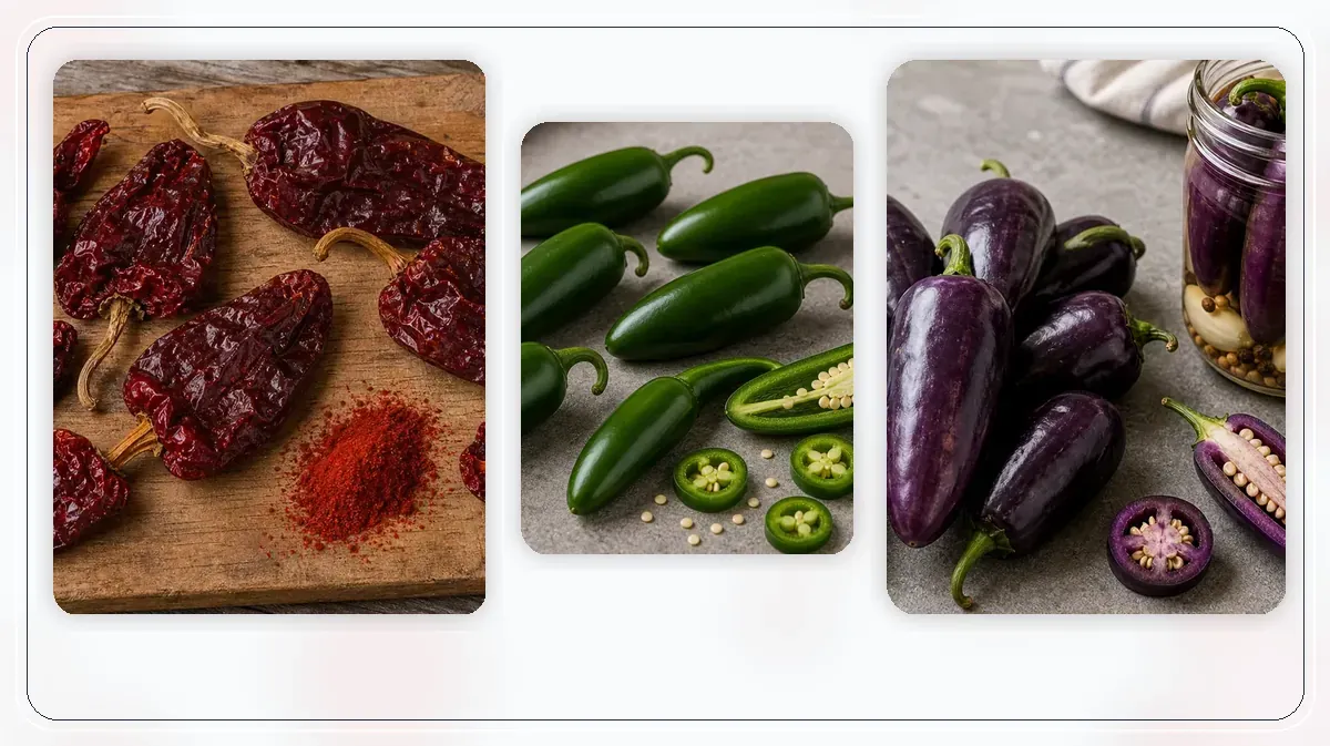 Chipotle in-post substitute comparison with similar pepper options