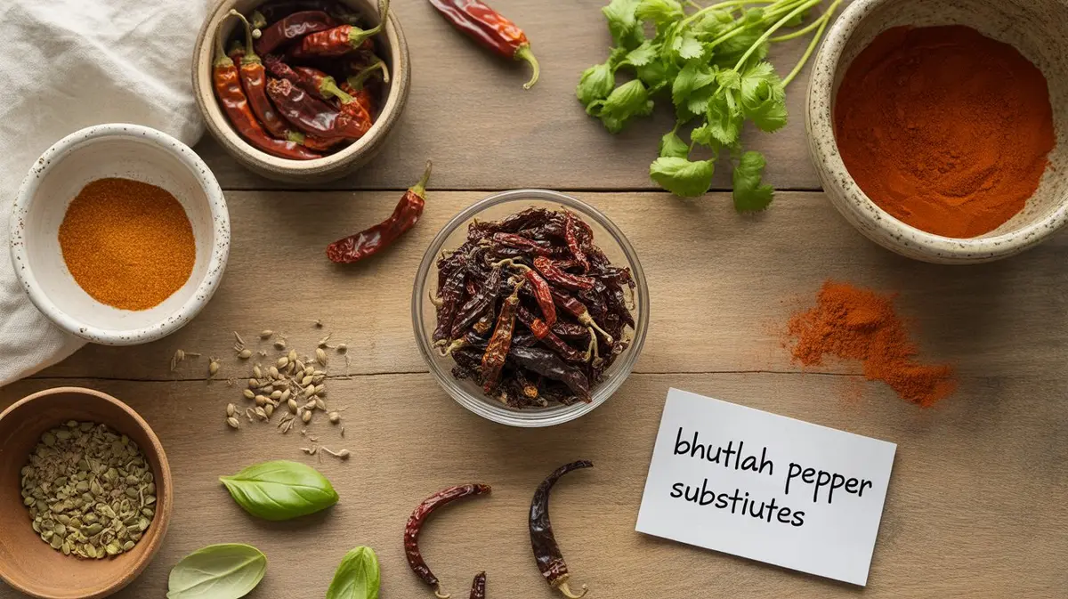 Comparison of Chocolate Bhutlah with similar peppers for substitution