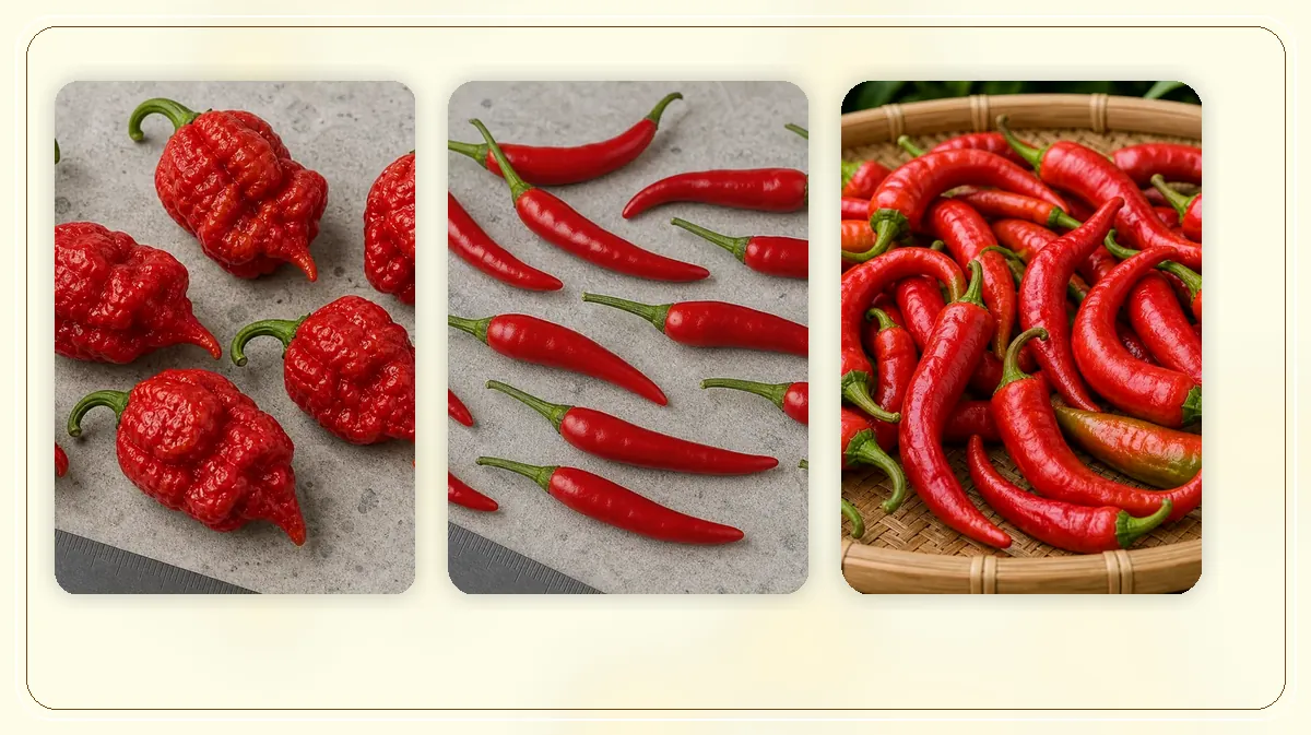 Dragon's Breath in-post substitute comparison with similar pepper options