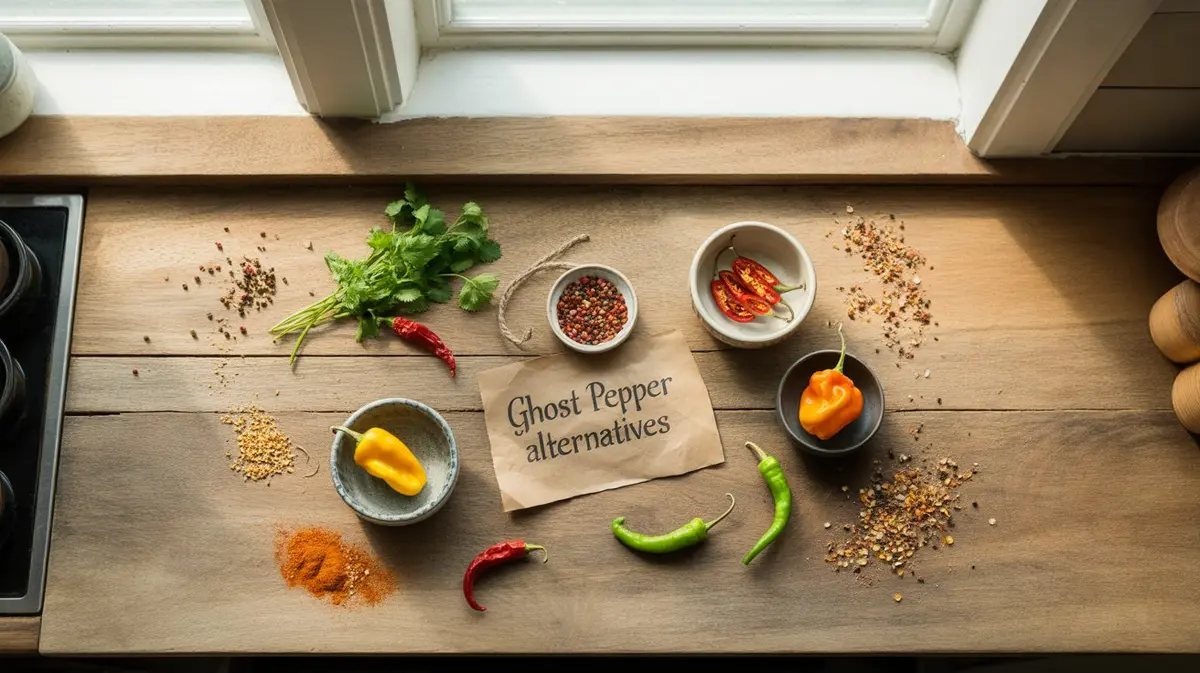 Comparison of Ghost Pepper with similar peppers for substitution