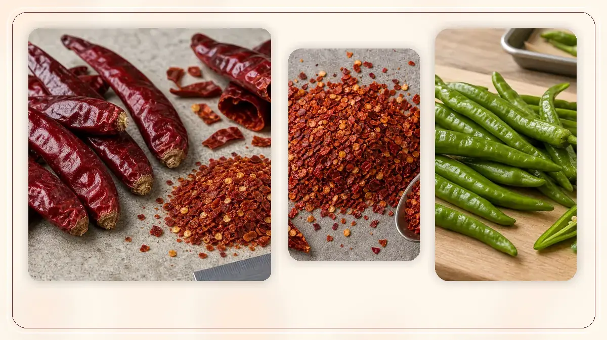 Gochugaru Flakes Substitute in-post substitute comparison with similar pepper options