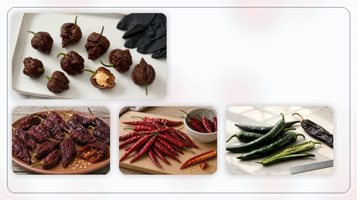 Hatch Chile in-post substitute comparison with similar pepper options