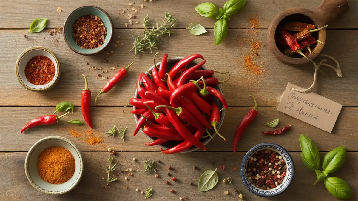 Comparison of Peperoncino with similar peppers for substitution