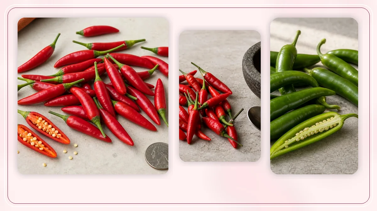 Piquin Pepper in-post substitute comparison with similar pepper options