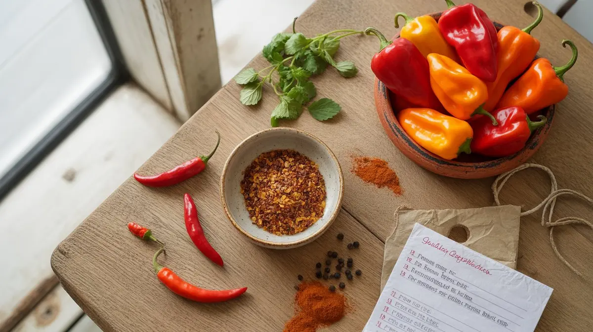 Comparison of Red Savina Habanero with similar peppers for substitution