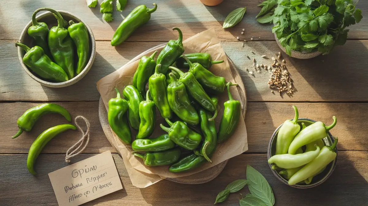 Comparison of Shishito Pepper with similar peppers for substitution