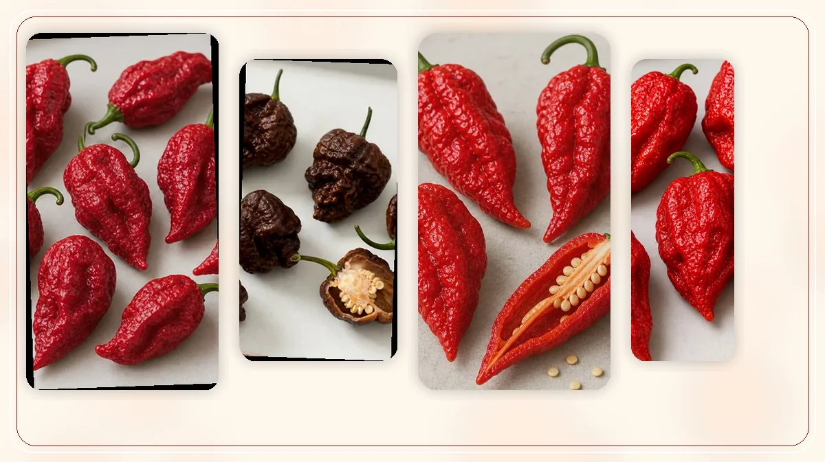 Trinidad Scorpion Butch T in-post substitute comparison with similar pepper options